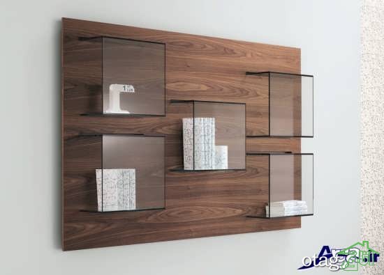 25 مدل قفسه دیواری مدرن و شیک برای کتاب و دکوراسیون منزل