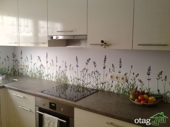 آشنایی با 40 طرح دیوارپوش بین کابینت آشپزخانه با اجرای ساده
