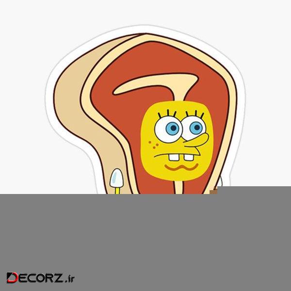 استیکر مدل باب اسفنجی کد 2685