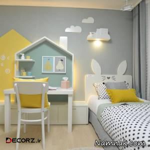 برای کودکتان اتاق زرد را مدرن دکوراسیون کنید + تصاویر برای کودکتان اتاق زرد را مدرن دکوراسیون کنید + تصاویر