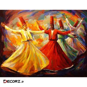 تابلو بوم طبیعی  گالری تابلو لوکس کد A406