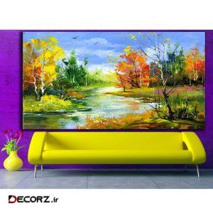 تابلو بوم طرح منظره مدل SG-59615 تابلو بوم طرح منظره مدل SG-59615