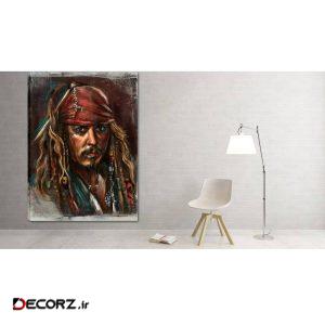 تابلو بوم مدل Jack sparrow