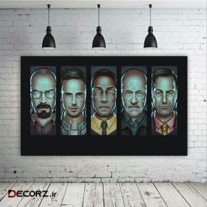 تابلو شاسی طرح Breaking Bad کد BL432 تابلو شاسی طرح Breaking Bad کد BL432