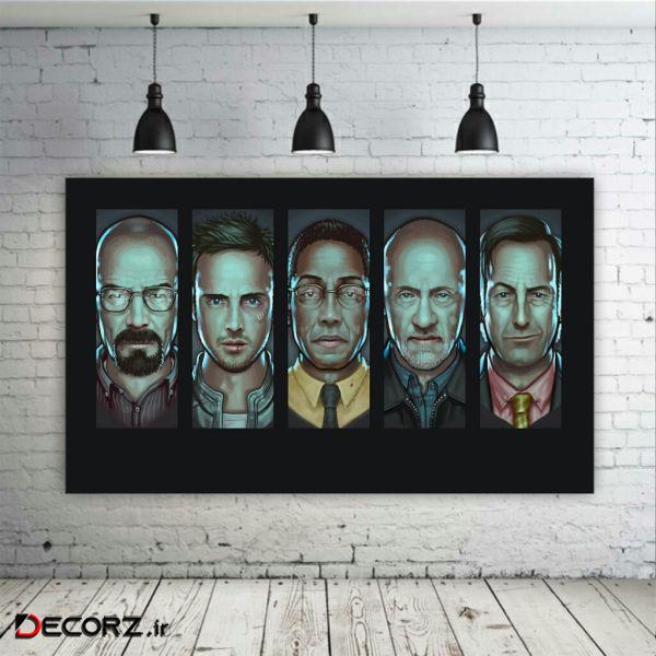تابلو شاسی طرح Breaking Bad کد BL432 تابلو شاسی طرح Breaking Bad کد BL432