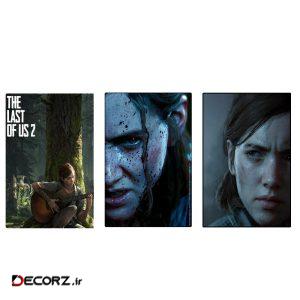تابلو شاسی طرح بازی the last of us 2 کد AP400 مجموعه ۳ عددی