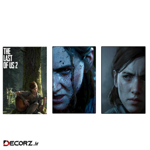 تابلو شاسی طرح بازی the last of us 2 کد AP400 مجموعه 3 عددی