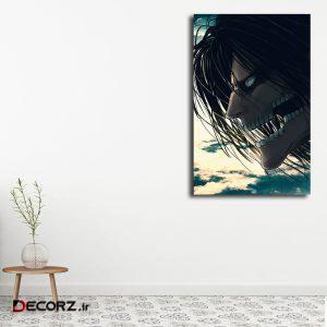 تابلو شاسی مدل attack on titan کد ۴۰