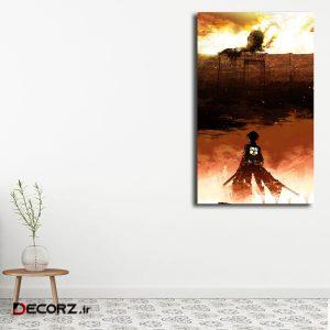 تابلو شاسی مدل attack on titan کد ۴۳ تابلو شاسی مدل attack on titan کد ۴۳