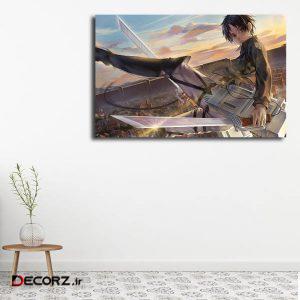 تابلو شاسی مدل attack on titan کد ۴۵