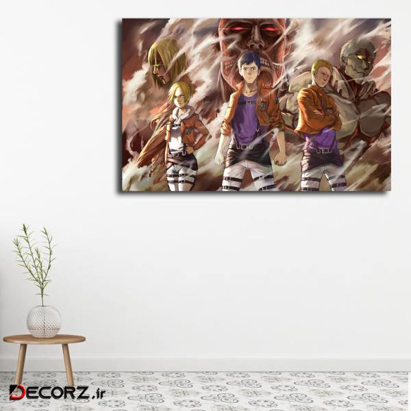 تابلو شاسی مدل attack on titan کد 46