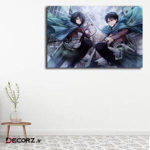 تابلو شاسی مدل attack on titan کد ۴۷