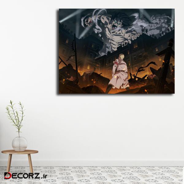 تابلو شاسی مدل attack on titan کد 52