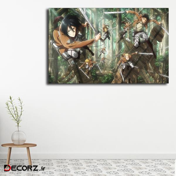 تابلو شاسی مدل attack on titan کد 53