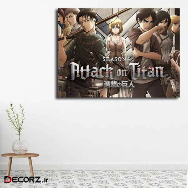 تابلو شاسی مدل attack on titan کد 54