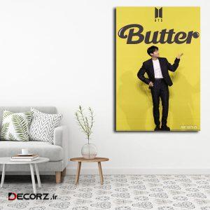 تابلو شاسی مدل bts butter کد ۱۰۷