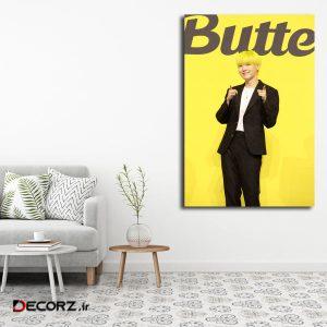 تابلو شاسی مدل bts butter کد ۱۱۰