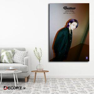 تابلو شاسی مدل bts butter کد ۱۱۴