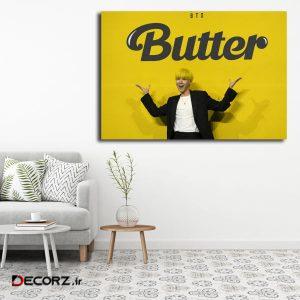 تابلو شاسی مدل bts butter کد ۱۱۶