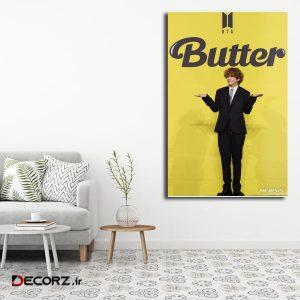 تابلو شاسی مدل bts butter کد ۱۱۸