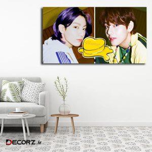 تابلو شاسی مدل bts butter کد ۱۲۲