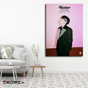 تابلو شاسی مدل bts butter کد ۱۲۳