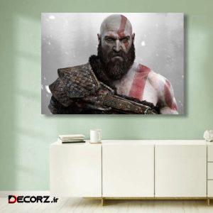 تابلو شاسی گالری استاربوی طرح بازی God Of War مدل Amazing Game 4