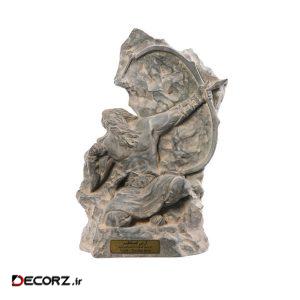 تندیس آرش کمانگیر کارگاه تندیس و پیکره شهریار کد M280-1