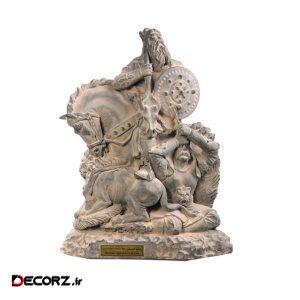 تندیس رستم و اسفندیار کارگاه تندیس و پیکره شهریار کد M390