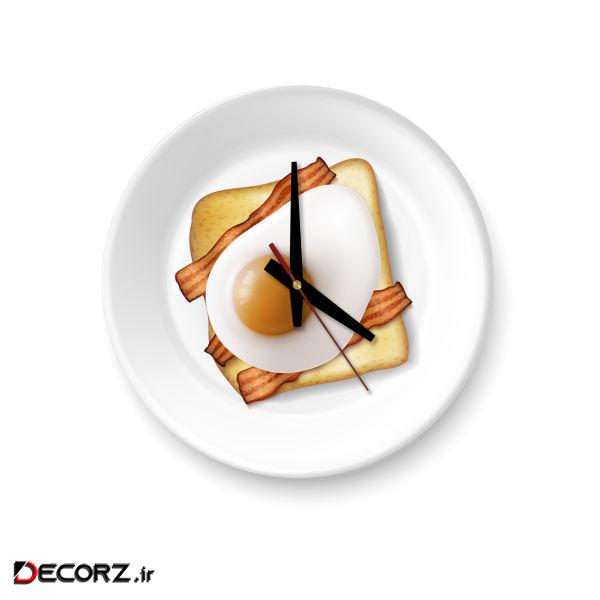 ساعت دیواری مدل fried egg ساعت دیواری مدل fried egg