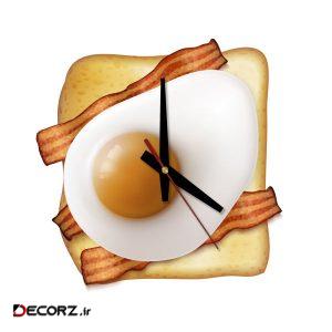ساعت دیواری مدل fried egg2