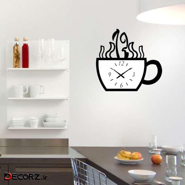 ساعت دیواری مدل فنجان کد 10301 ساعت دیواری مدل فنجان کد 10301