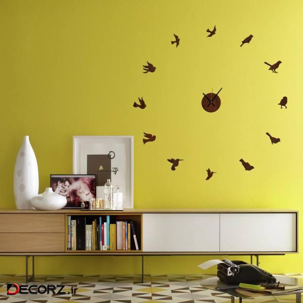 ساعت دیواری نوت مدل bird 01 ساعت دیواری نوت مدل bird 01