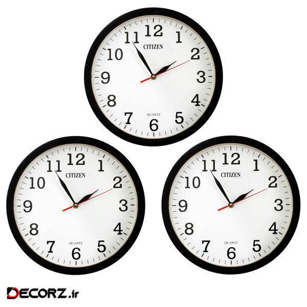 ساعت دیواری کد C310X3 بسته 3 عددی ساعت دیواری کد C310X3 بسته 3 عددی