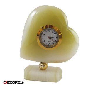 ساعت رومیزی طرح قلب کد M1217