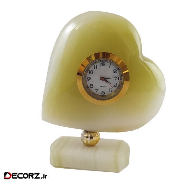 ساعت رومیزی طرح قلب کد M1217 ساعت رومیزی طرح قلب کد M1217