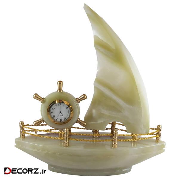   ساعت رومیزی طرح کشتی کد M1282