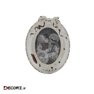 قاب عکس طرح بیضی کد Wka97934 سایز  ۸×۱۲ سانتی متر