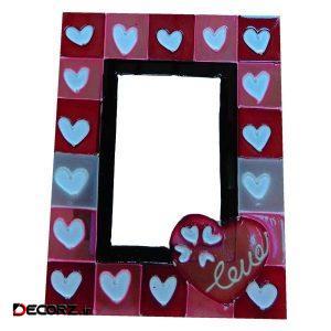 قاب عکس گالری هنری فاخته مدل ویترای قلب سایز  ۴×۶ سانتی متر قاب عکس گالری هنری فاخته مدل ویترای قلب سایز  ۴×۶ سانتی متر