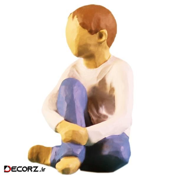 مجسمه امین کامپوزیت مدل کودک مراقب کد 56