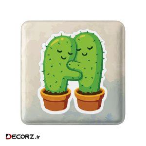 مگنت خندالو طرح کاکتوس کد ۵۲۷۶