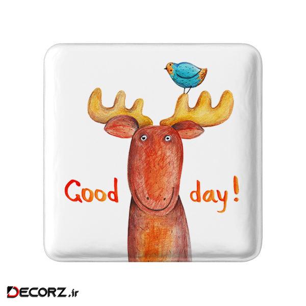   مگنت خندالو طرح گوزن کد 5262