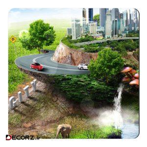 مگنت طرح شهر سبز کد NIM2504