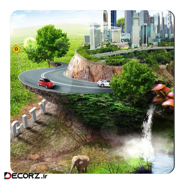 مگنت طرح شهر سبز کد NIM2504