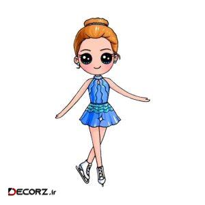 مگنت مدل دخترانه کد ۱۰۵۵