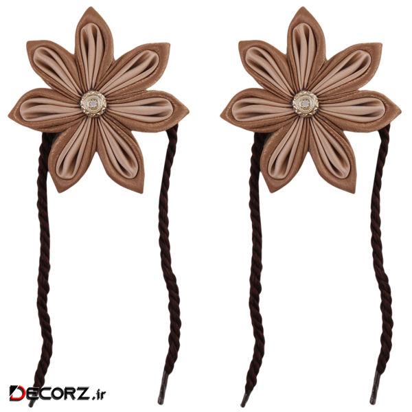 پرده جمع کن طرح گل کد PJ-105508 بسته 2 عددی پرده جمع کن طرح گل کد PJ-105508 بسته 2 عددی