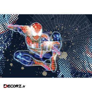 پوستر دیواری کومار مدل Spiderman Neon 1-426
