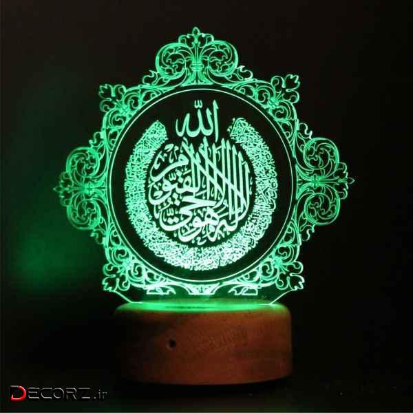 چراغ خواب ای پلاس دیزاین طرح آیت الکرسی