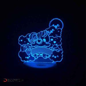 چراغ خواب ای پلاس دیزاین طرح اسب شاخ دار