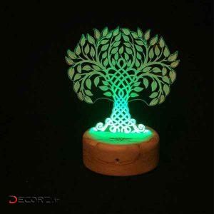 چراغ خواب ای پلاس دیزاین طرح درخت
